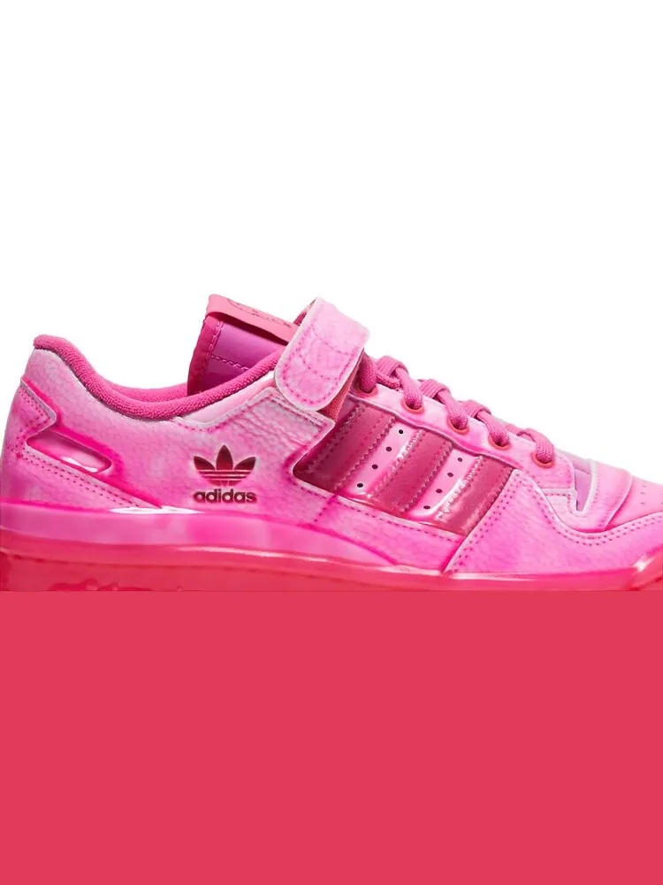Кроссовки Adidas Forum Low x Jeremy Scott 'Dipped - Solar Pink' — изображение 2 из 8, розовый