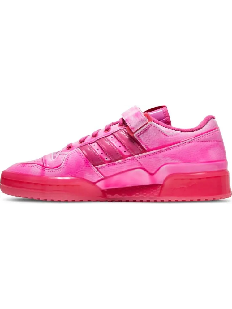 Кроссовки Adidas Forum Low x Jeremy Scott 'Dipped - Solar Pink' — изображение 3 из 8, розовый