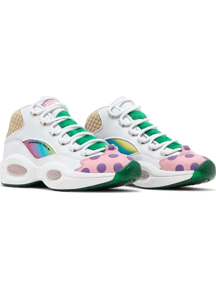 Кроссовки hasbro x question mid 'candy land' Reebok — изображение 8 из 8, белый
