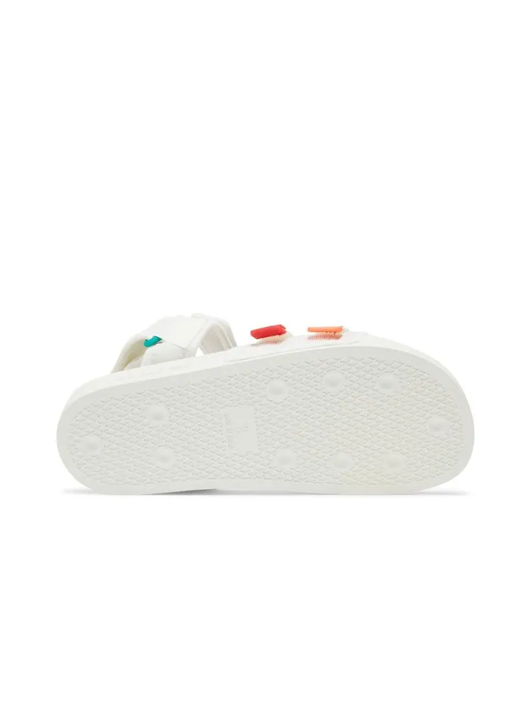 Сандалии Adidas Adilette Sandal 4.0 — изображение 4 из 8, белый оранжевый