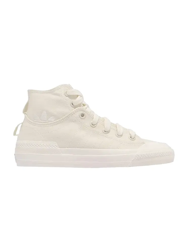 Кроссовки adidas Nizza Hi DL 'Beige White' — изображение 1 из 1, белый/белый/черный