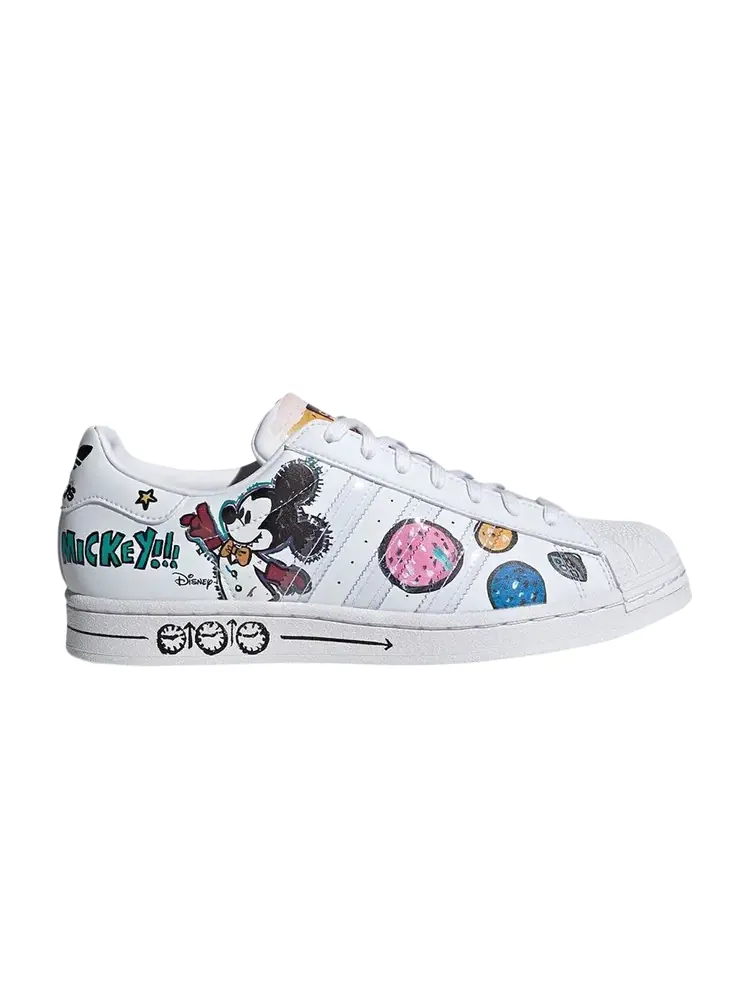Кроссовки Adidas Superstar x Disney x Kasing Lung — изображение 1 из 1, белый