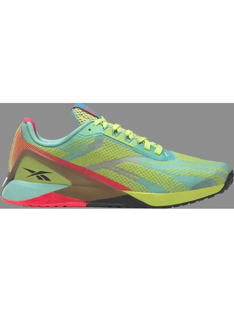 Кроссовки nano x1 'acid yellow pixel mint' Reebok — изображение 1 из 1, мульти