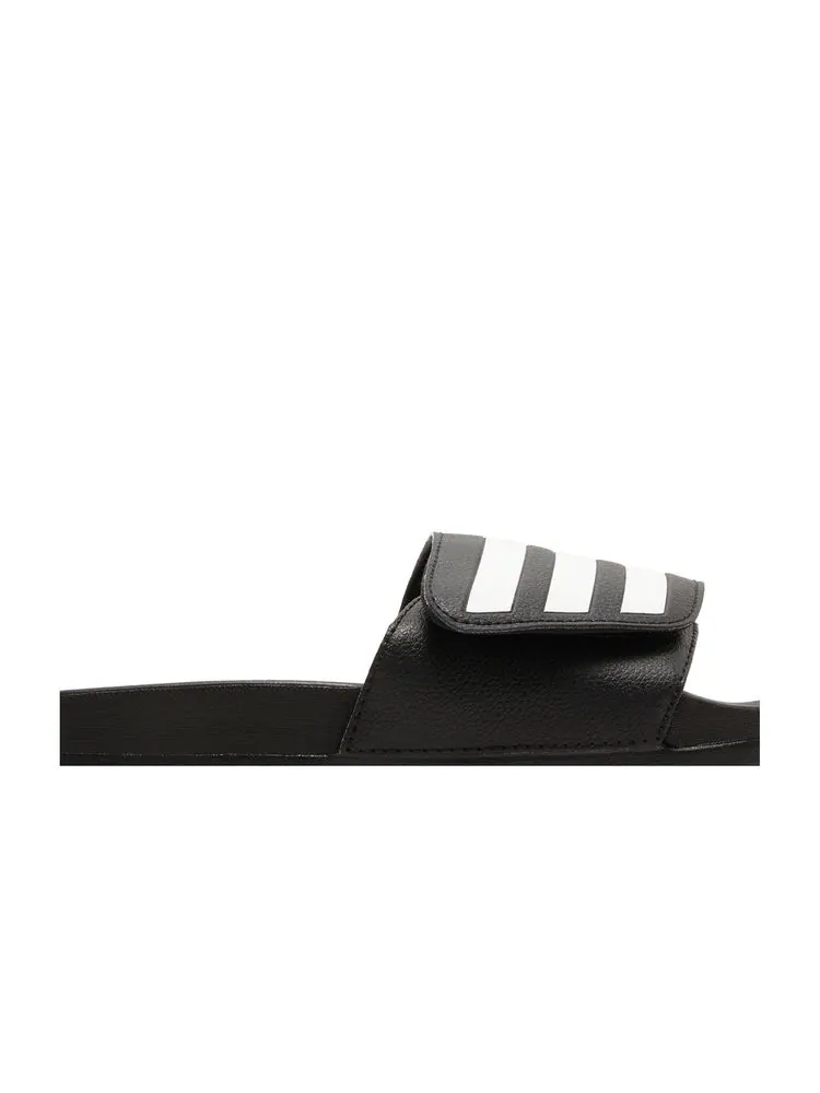 Шлепанцы Adilette Comfort Adjustable Slide 'Black White' — изображение 2 из 8, белый