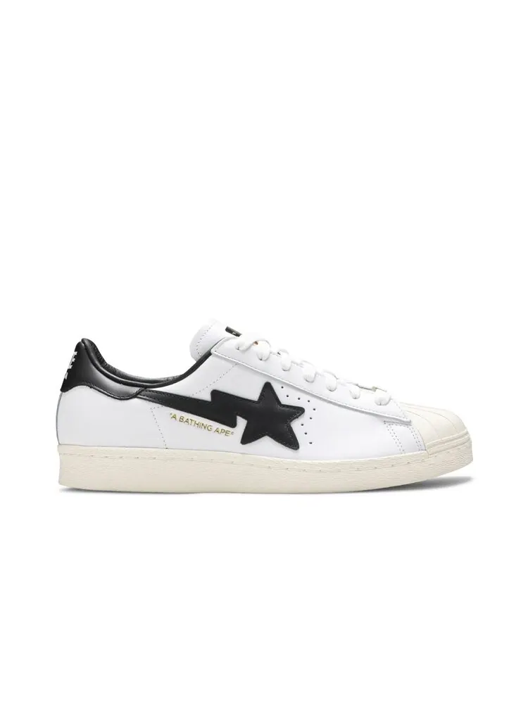 Кроссовки Adidas BAPE x Superstar — изображение 1 из 3, белый