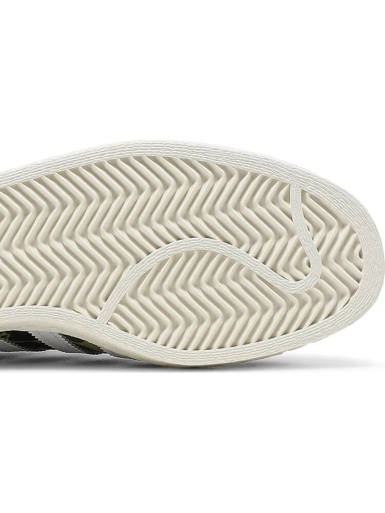 Кроссовки Adidas BAPE x Superstar 80s 'ABC Camo' — изображение 5 из 8, зеленый