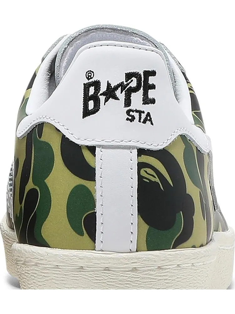 Кроссовки Adidas BAPE x Superstar 80s 'ABC Camo' — изображение 7 из 8, зеленый