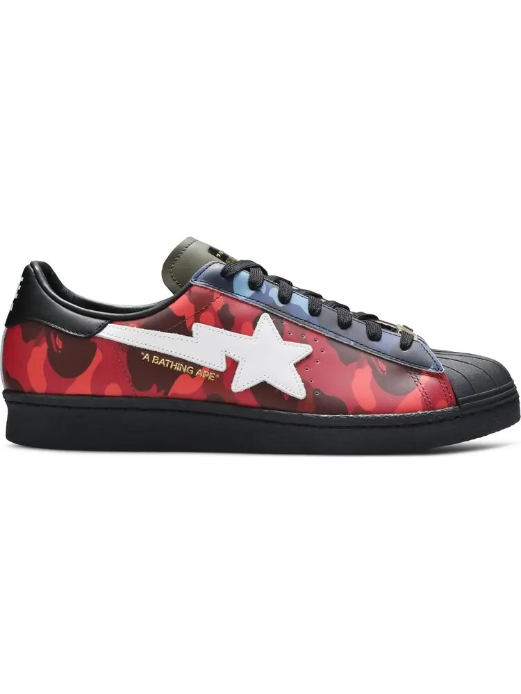 Кроссовки Adidas BAPE x Superstar 'Mixed Camo' — изображение 1 из 8, мульти