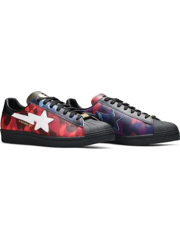 Кроссовки Adidas BAPE x Superstar 'Mixed Camo' — изображение 8 из 8, мульти