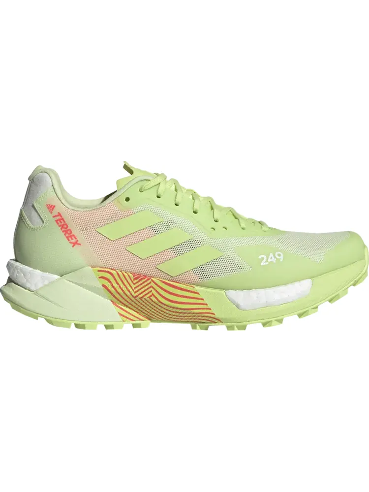 Кроссовки Adidas Wmns Terrex Agravic Ultra Trail 'Pulse Lime Turbo' — изображение 1 из 1, зеленый