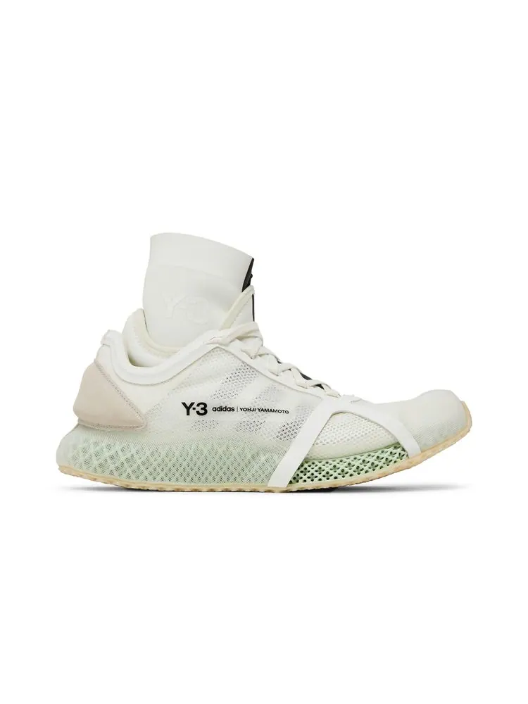 Кроссовки Y-3 Runner 4D IOW Mid 'Core White' — изображение 1 из 8, белый