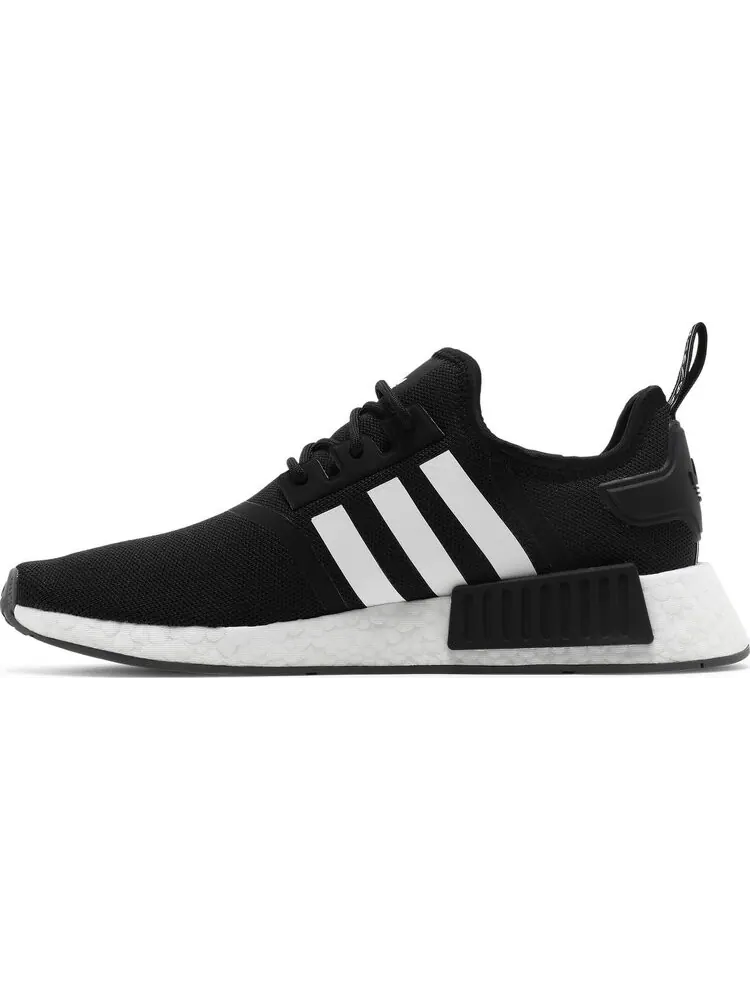 Кроссовки Adidas NMD_R1 Primeblue 'Black White' — изображение 3 из 8, черный