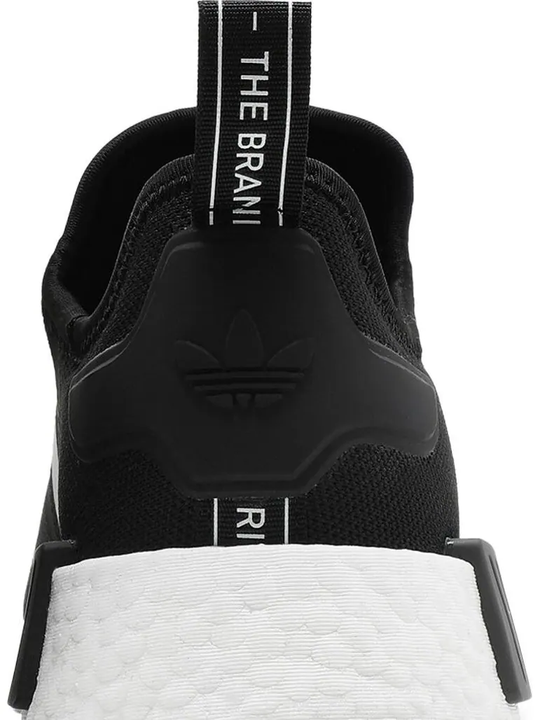 Кроссовки Adidas NMD_R1 Primeblue 'Black White' — изображение 7 из 8, черный