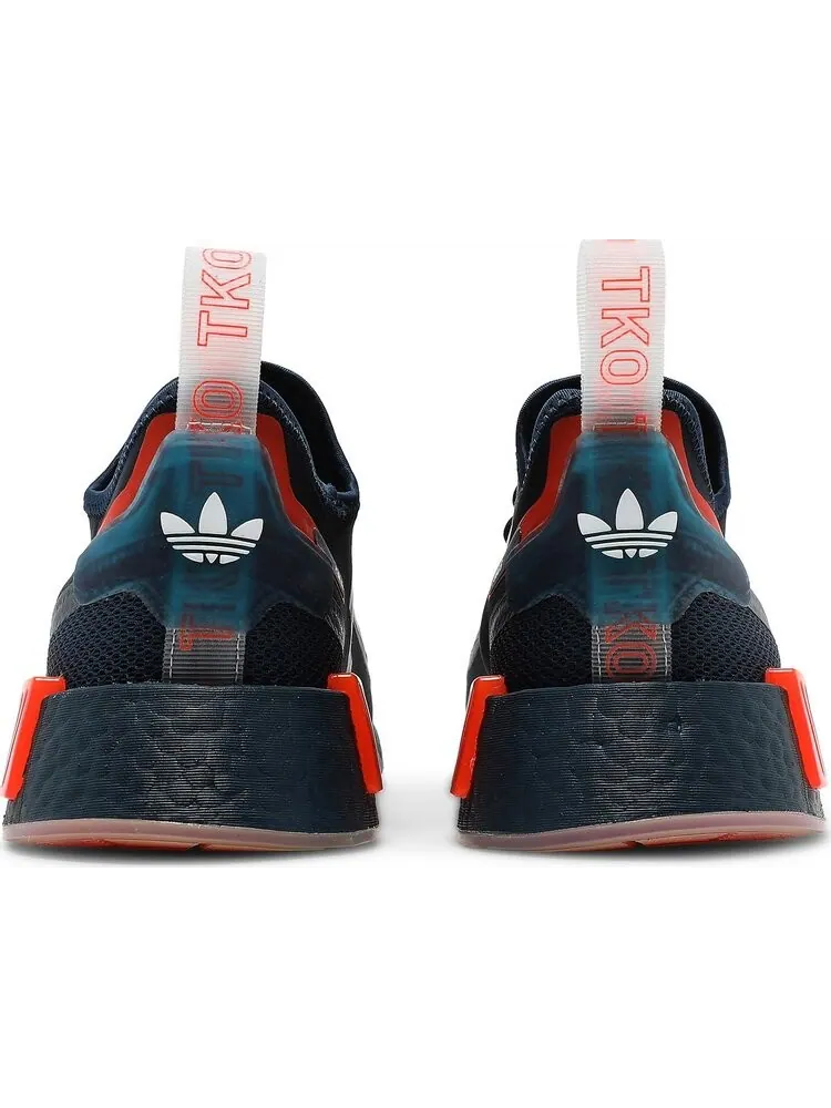 Кроссовки Adidas NMD_R1 Spectoo 'Crew Navy Solar Red' — изображение 6 из 8, синий