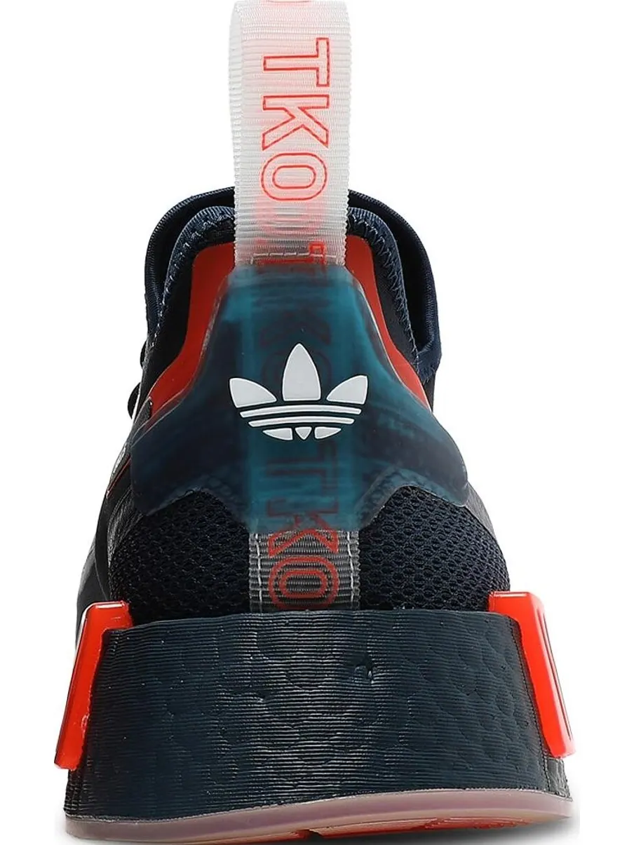 Кроссовки Adidas NMD_R1 Spectoo 'Crew Navy Solar Red' — изображение 7 из 8, синий