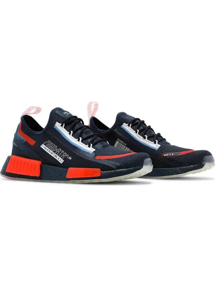 Кроссовки Adidas NMD_R1 Spectoo 'Crew Navy Solar Red' — изображение 8 из 8, синий