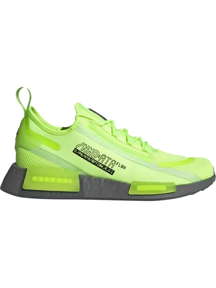 Кроссовки Adidas NMD_R1 Spectoo 'Signal Green Grey' — изображение 1 из 1, зеленый