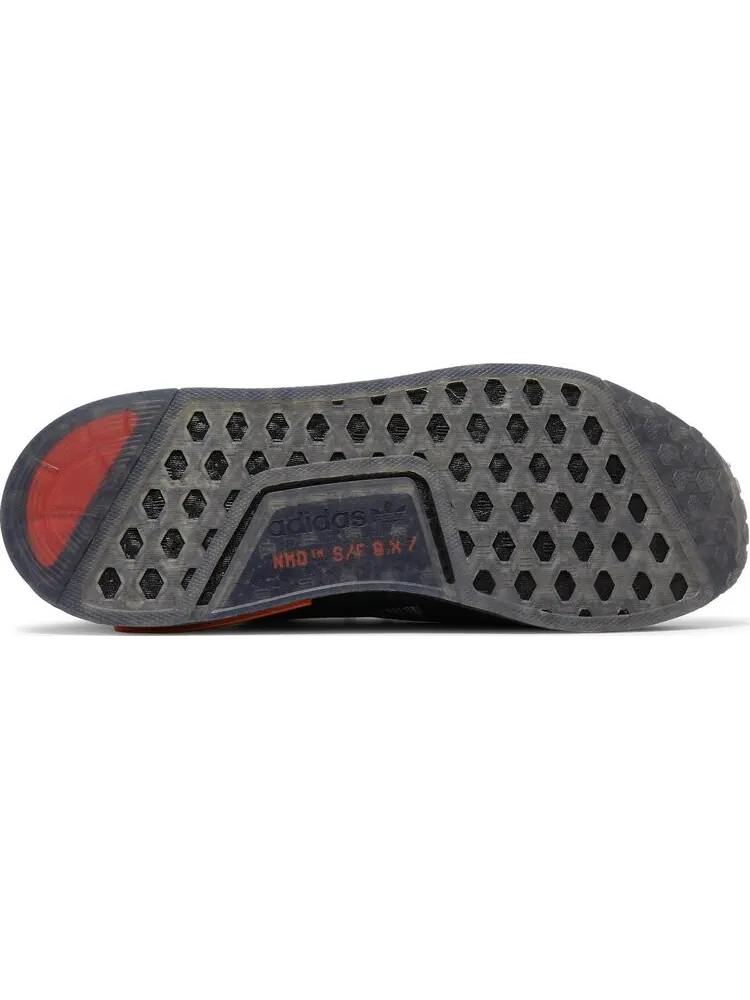 Кроссовки Adidas NMD_R1 Spectoo 'Black Team Solar Orange' — изображение 4 из 8, черный