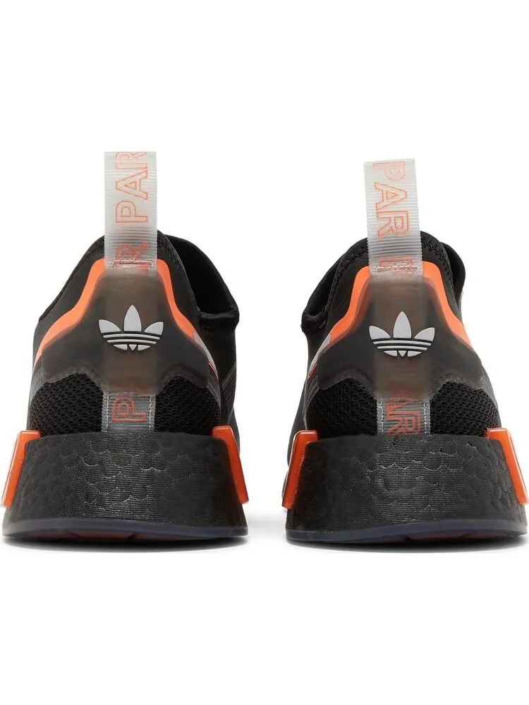Кроссовки Adidas NMD_R1 Spectoo 'Black Team Solar Orange' — изображение 6 из 8, черный