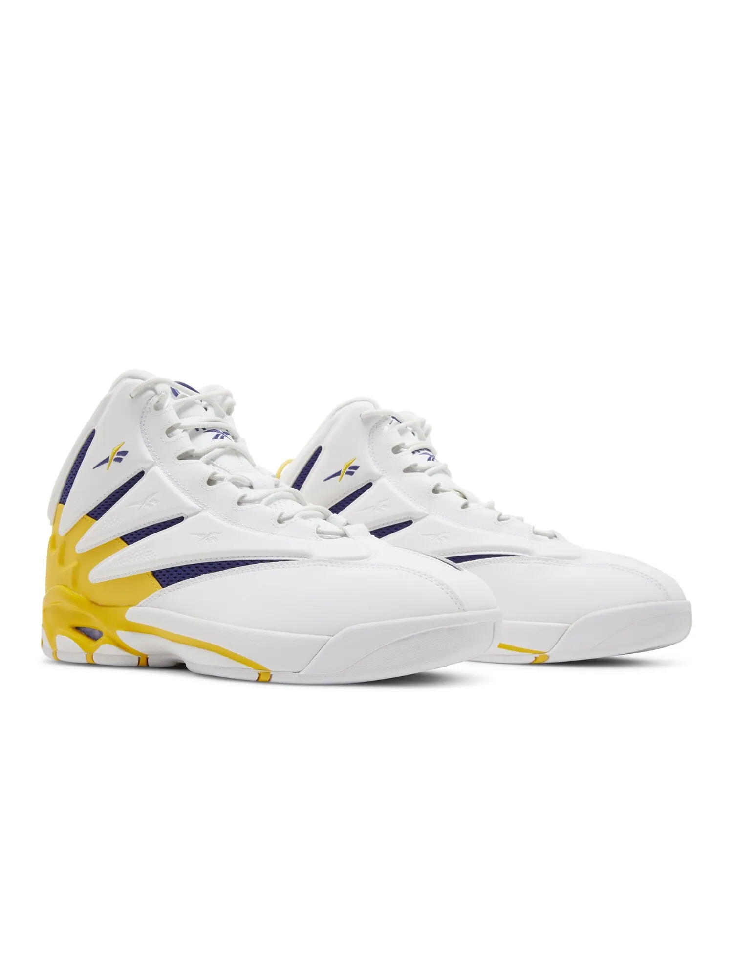 Кроссовки The Blast Reebok — изображение 8 из 8, белый/желтый/фиолетовый