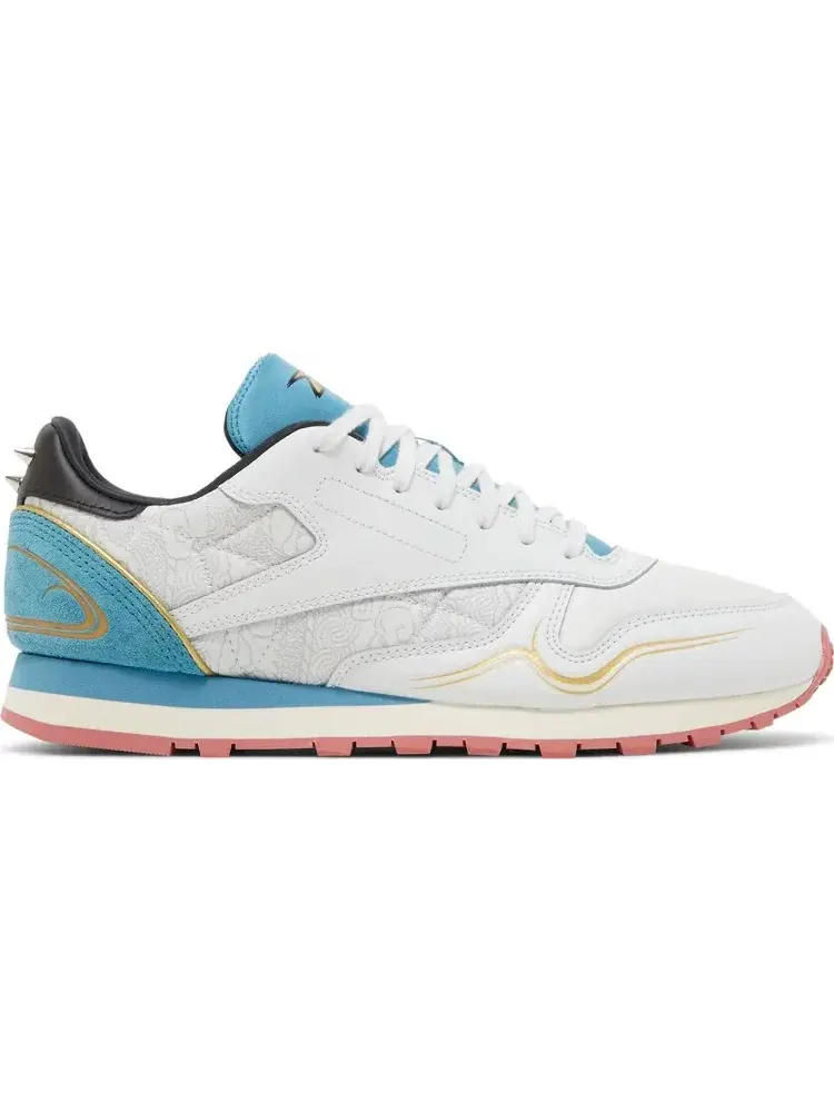 Кроссовки street fighter x classic leather 'chun li' Reebok — изображение 1 из 8, белый