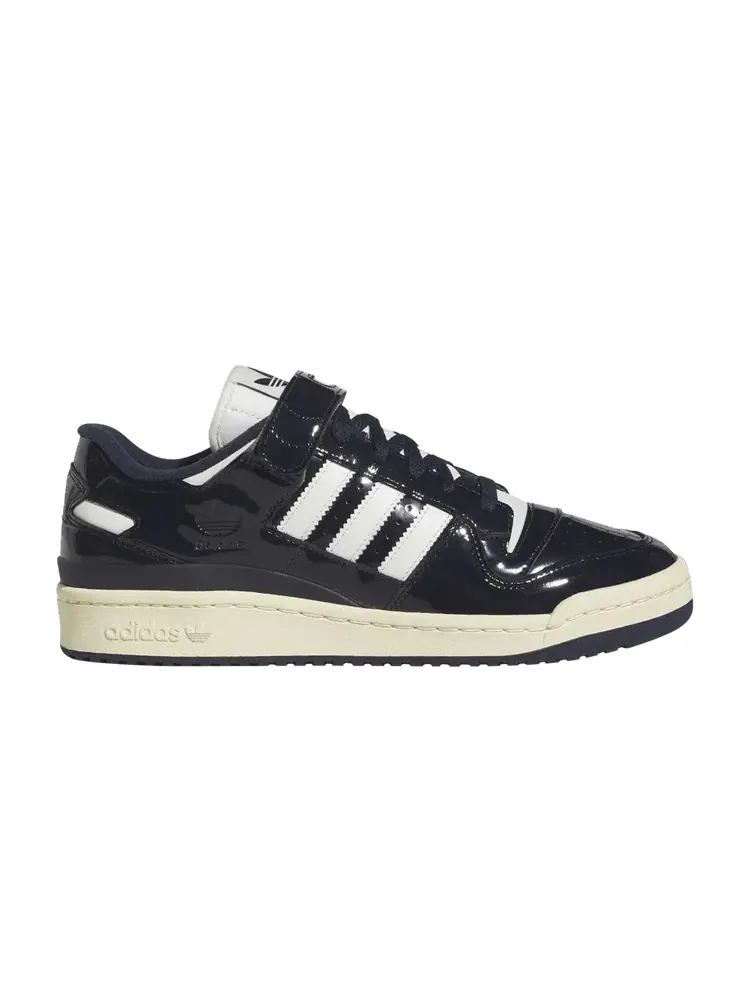 Кроссовки adidas Forum 84 Low 'Legend Ink Patent' — изображение 1 из 1, белый/желтый