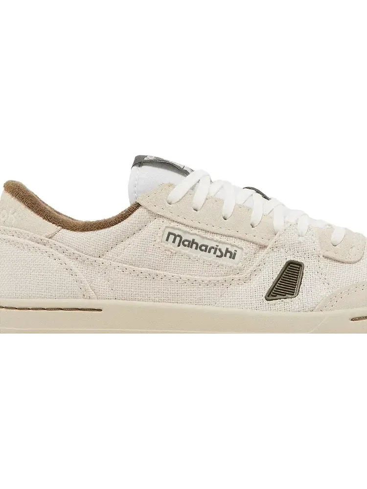 Кроссовки maharishi x lt court 'hemp' Reebok, пломбир — изображение 2 из 8, бежевый