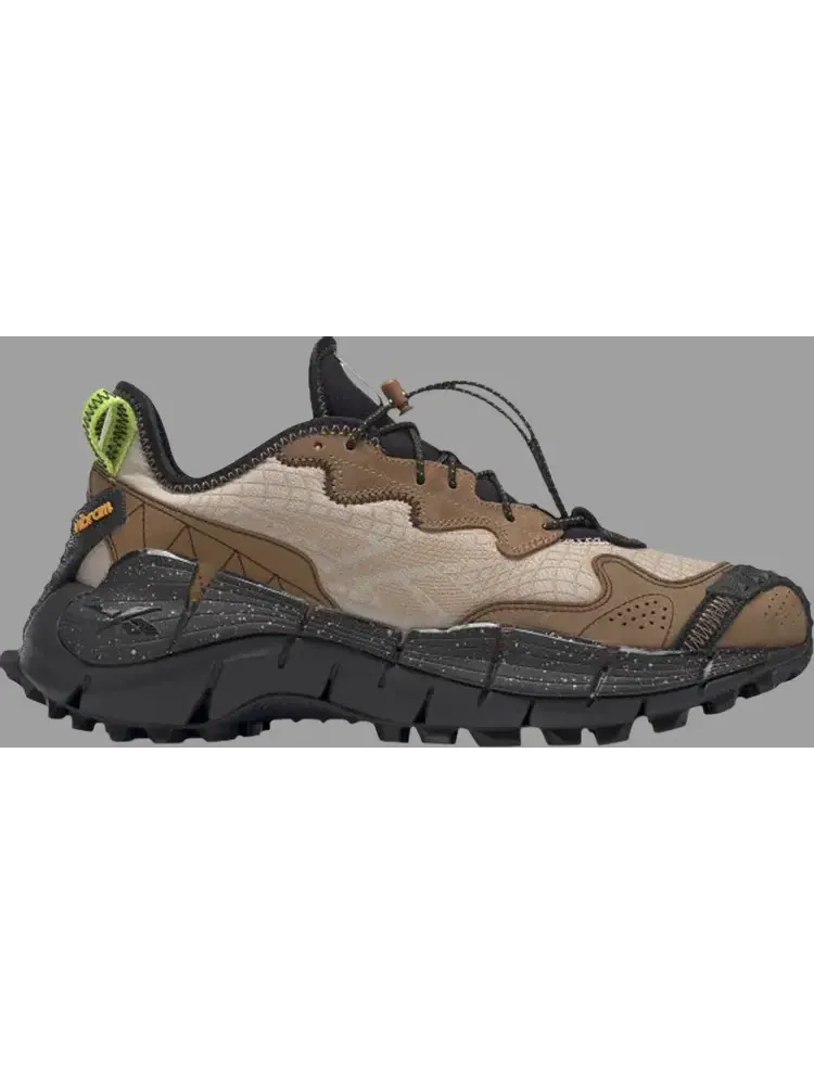Кроссовки zig kinetica 2 edge 'modern beige' Reebok — изображение 1 из 1, коричневый