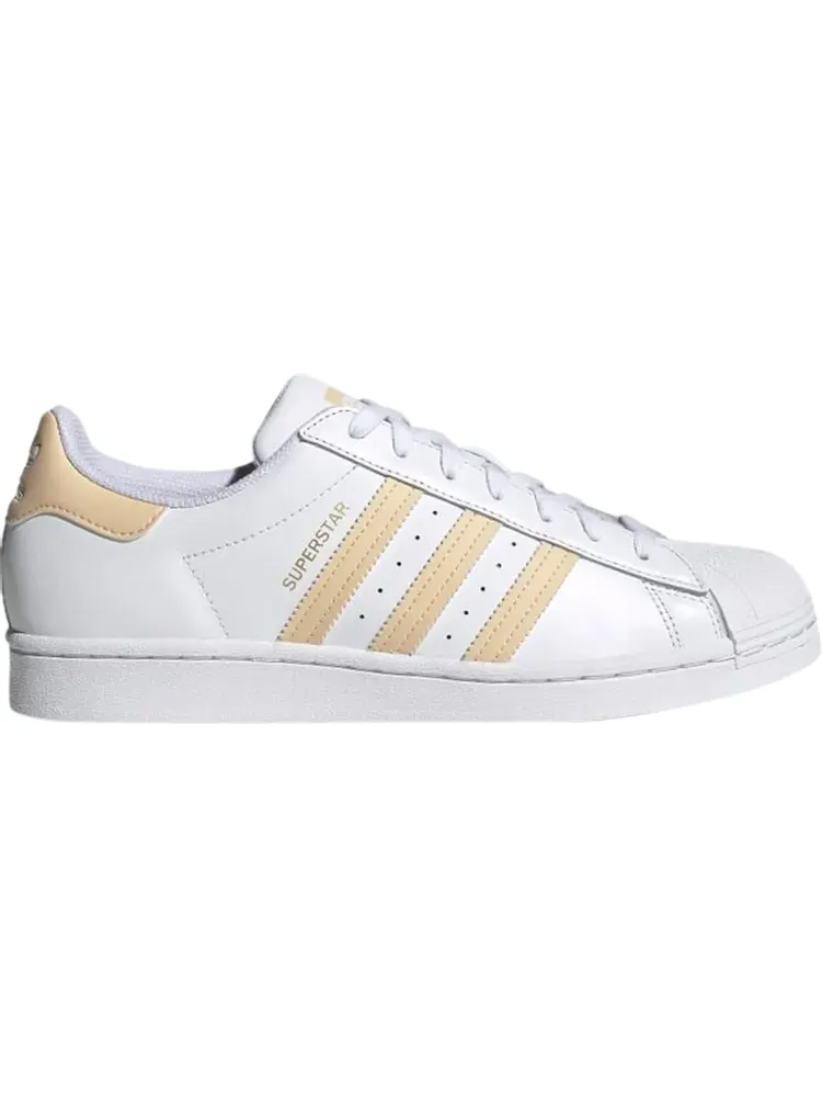 Кроссовки Adidas Superstar 'White Glow Orange' — изображение 1 из 1, черный