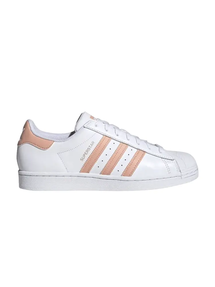 Кроссовки adidas Superstar 'White Ambient Blush' — изображение 1 из 1, белый