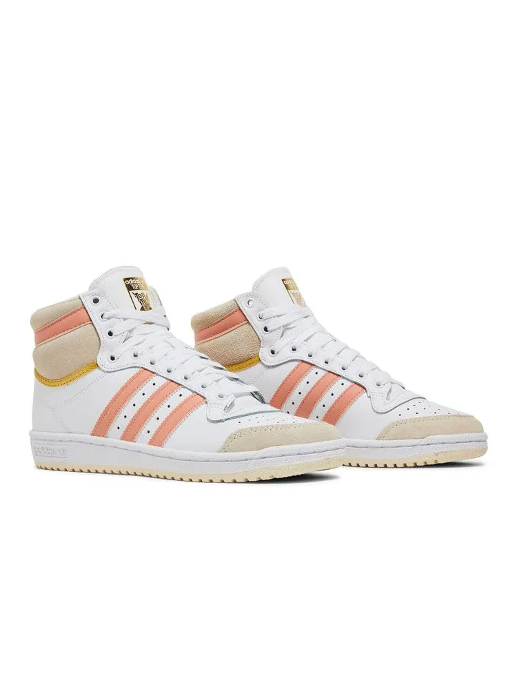 Кроссовки adidas Wmns Top Ten 'White Ambient Blush' — изображение 9 из 9, белый//золотистый