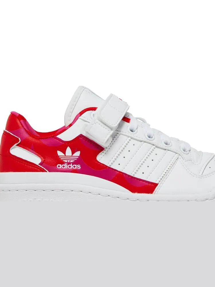 Кроссовки Adidas Marimekko x Wmns Forum Low 'Laine Wave' — изображение 2 из 8, розовый