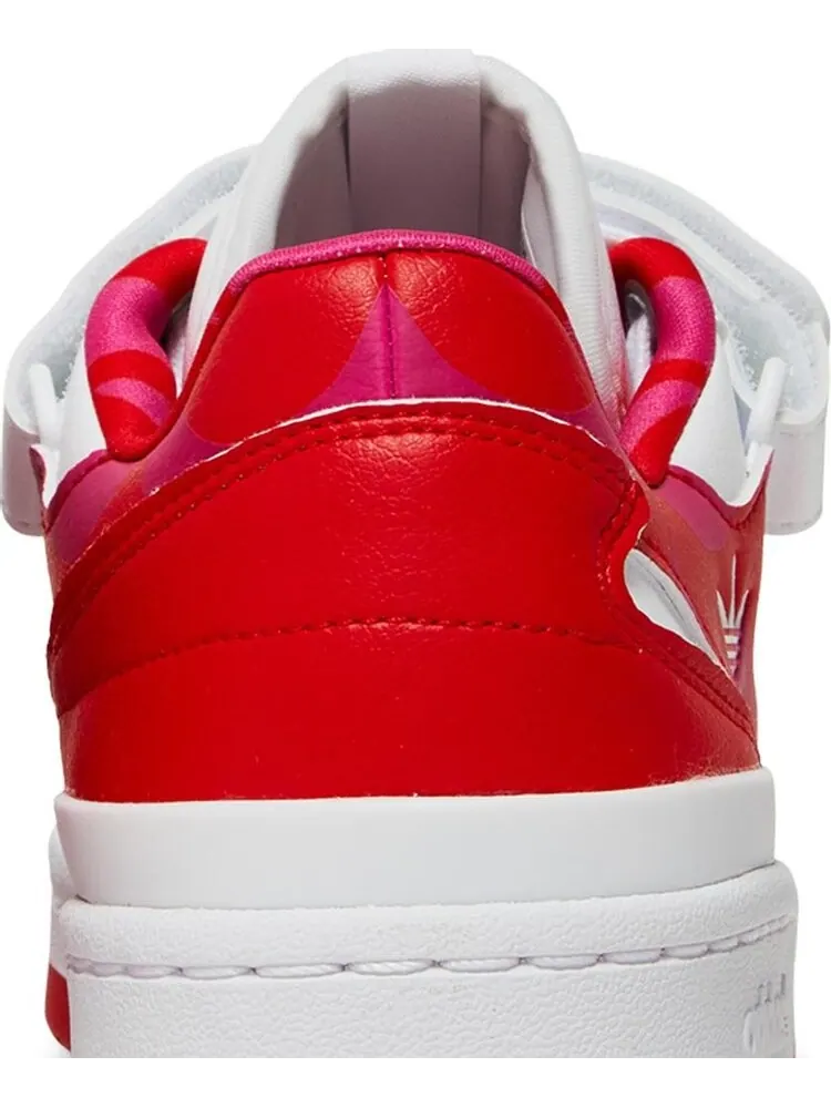 Кроссовки Adidas Marimekko x Wmns Forum Low 'Laine Wave' — изображение 7 из 8, розовый