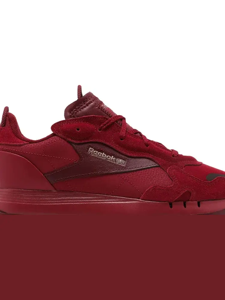 Кроссовки cardi b x wmns classic leather 'triathlon red' Reebok — изображение 2 из 8, красный