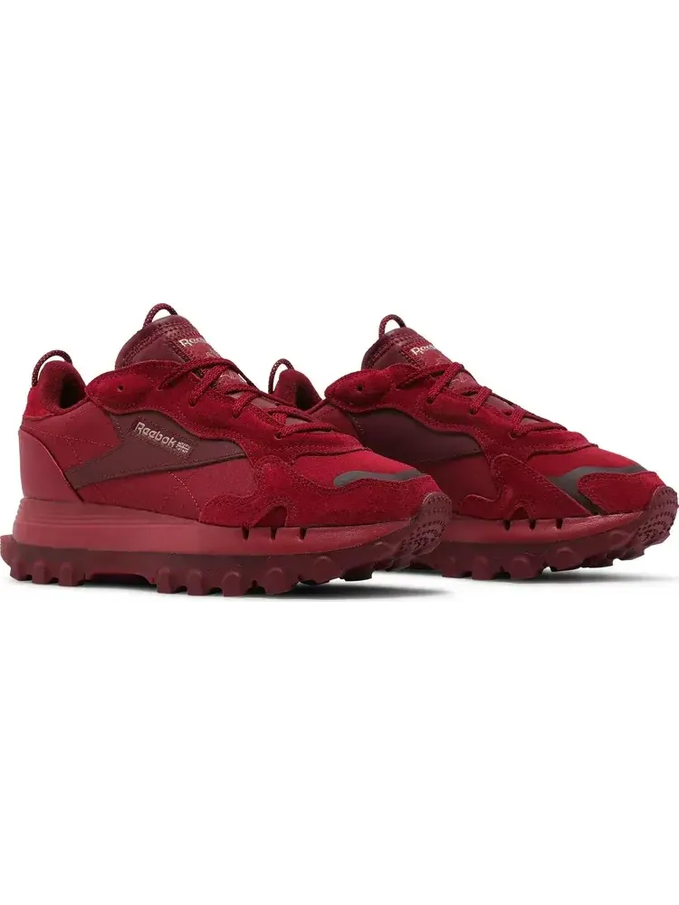 Кроссовки cardi b x wmns classic leather 'triathlon red' Reebok — изображение 8 из 8, красный