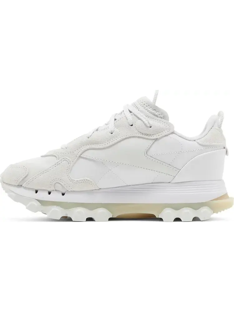 Кроссовки cardi b x wmns classic leather 'white' Reebok — изображение 3 из 8, белый