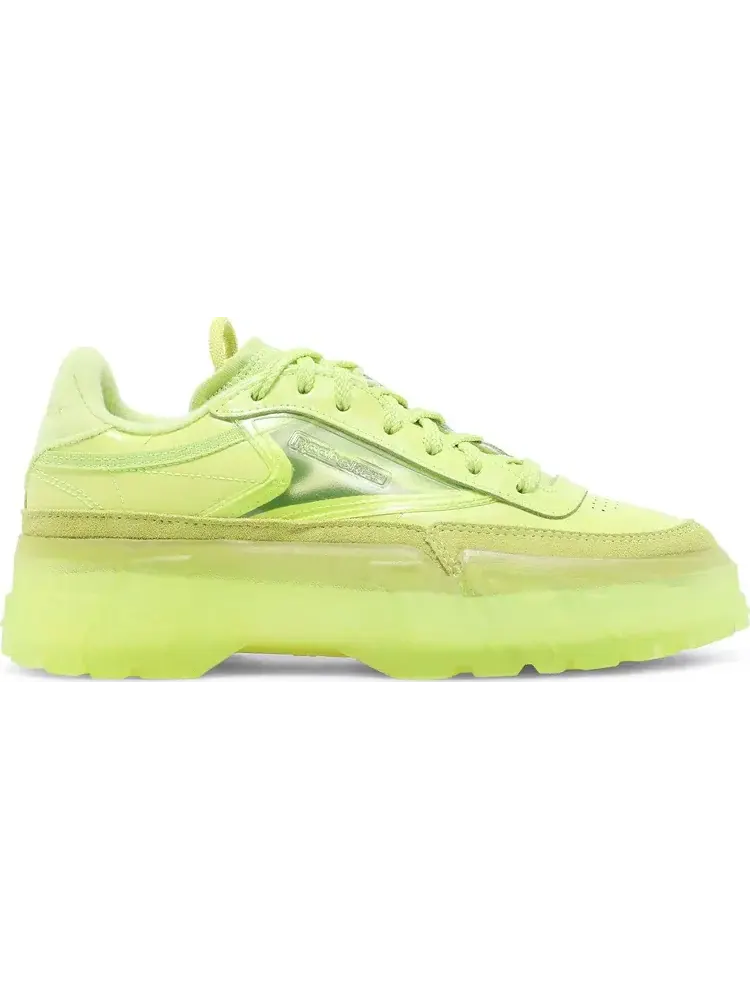 Кроссовки cardi b x wmns club c 'high vis green' Reebok — изображение 1 из 8, зеленый