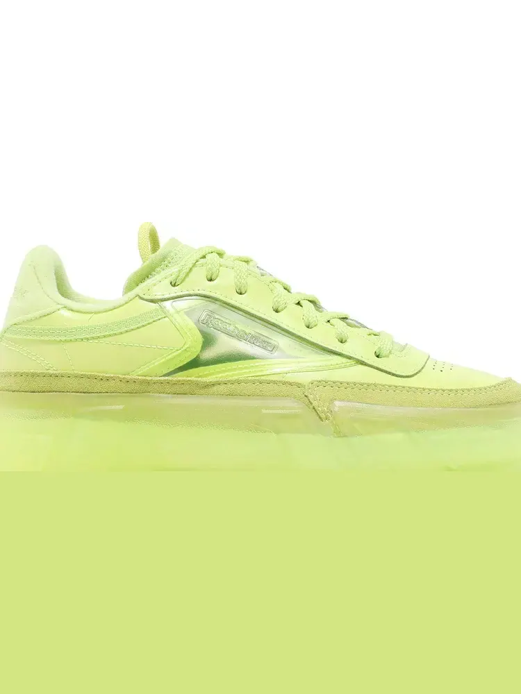 Кроссовки cardi b x wmns club c 'high vis green' Reebok — изображение 2 из 8, зеленый