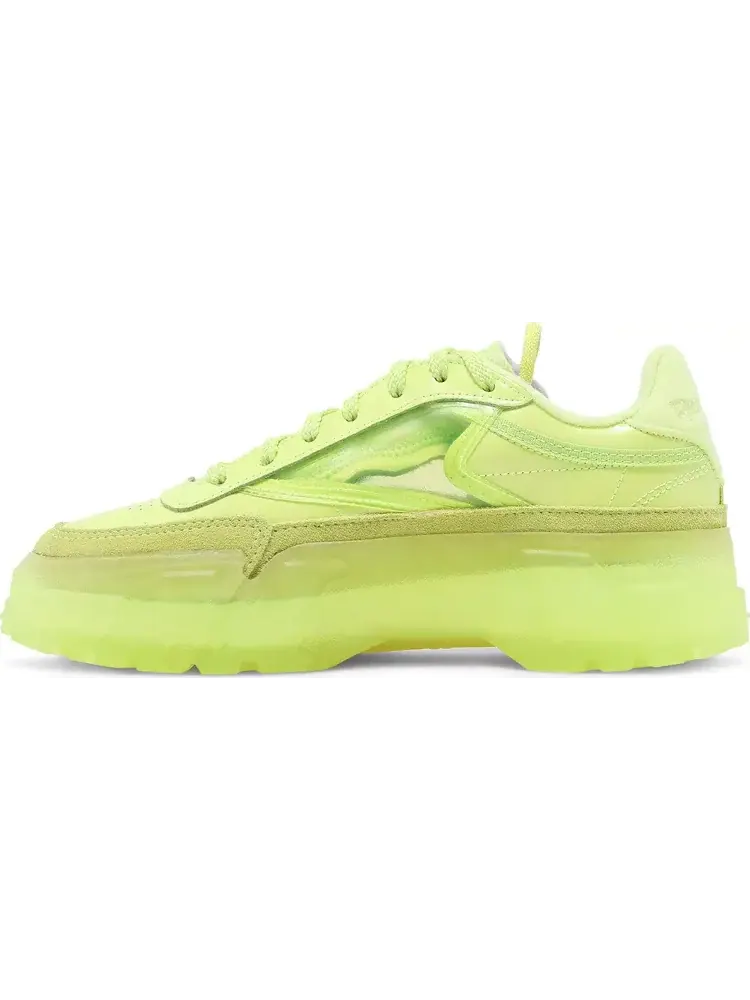 Кроссовки cardi b x wmns club c 'high vis green' Reebok — изображение 3 из 8, зеленый