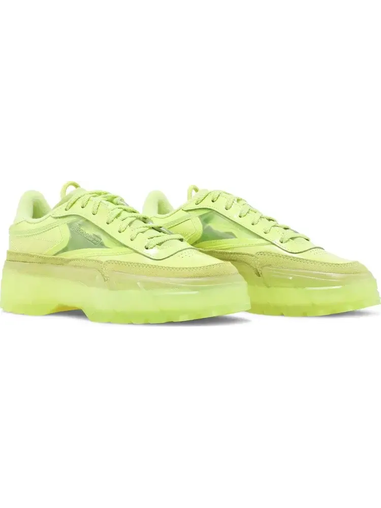 Кроссовки cardi b x wmns club c 'high vis green' Reebok — изображение 8 из 8, зеленый