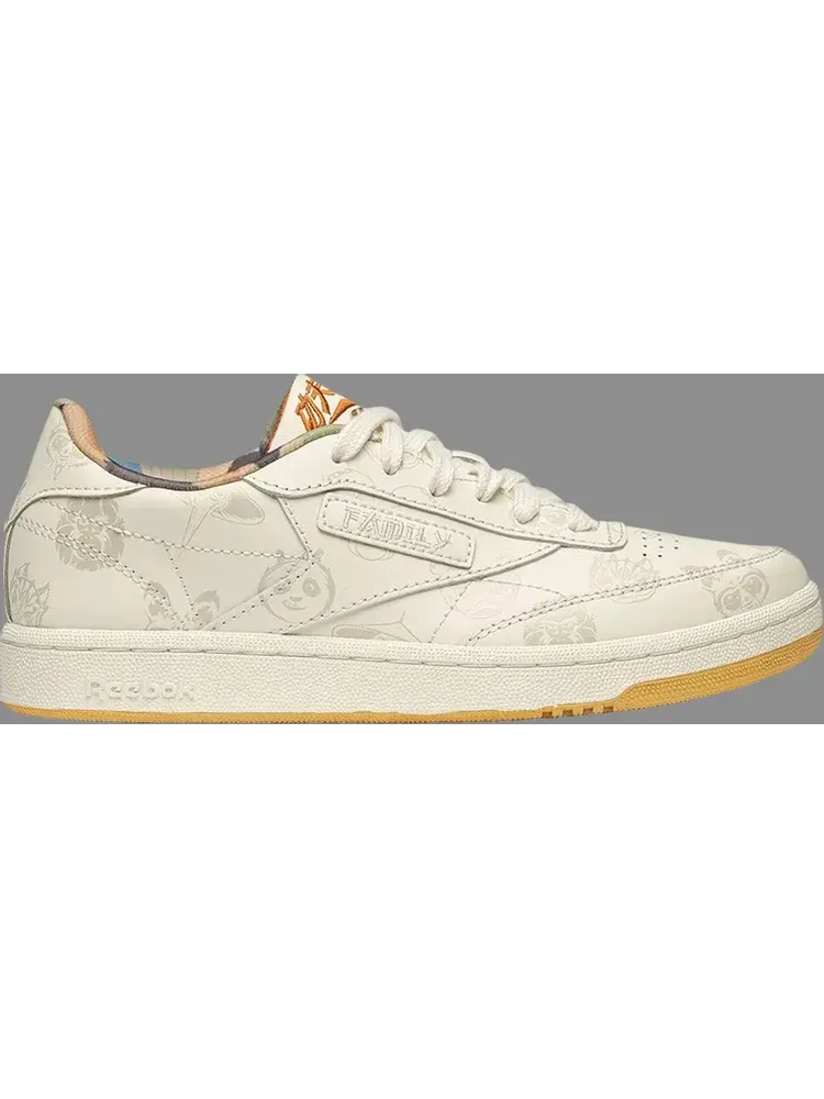 Кроссовки kung fu panda x club c 85 j 'family' Reebok, пломбир — изображение 1 из 1, бежевый