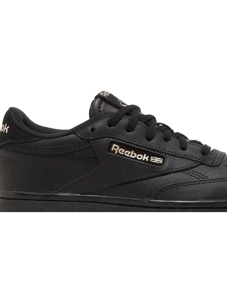 Кроссовки cardi b x wmns coated club c double 'black' Reebok — изображение 2 из 8, черный