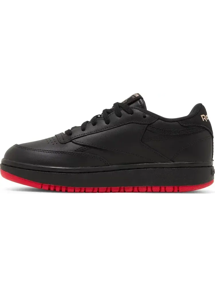 Кроссовки cardi b x wmns coated club c double 'black' Reebok — изображение 3 из 8, черный