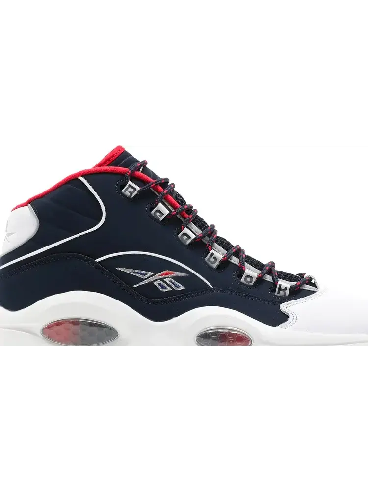 Кроссовки question mid 'usa' Reebok — изображение 2 из 8, синий