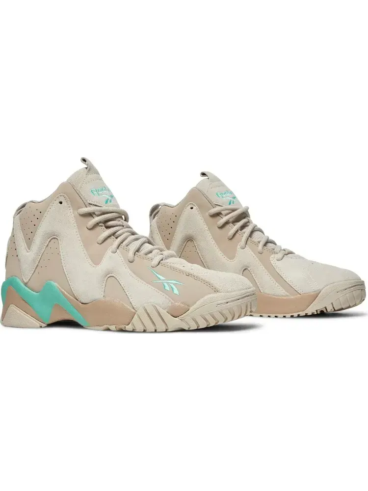 Кроссовки kamikaze 2 'modern beige pixel mint' Reebok — изображение 8 из 8, коричневый