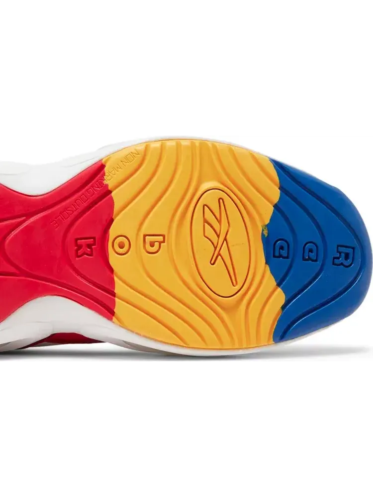 Кроссовки question mid 'class of '16' Reebok — изображение 5 из 8, белый
