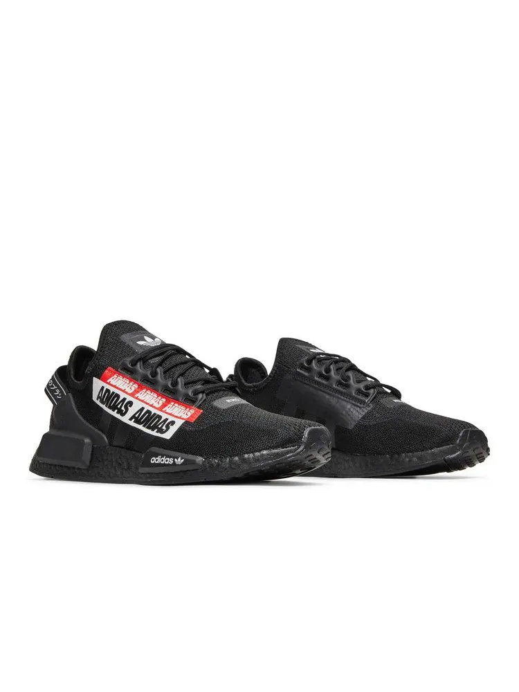 Кроссовки adidas NMD_R1 V2 'Core Black Red' — изображение 9 из 9, черный/черный/красный