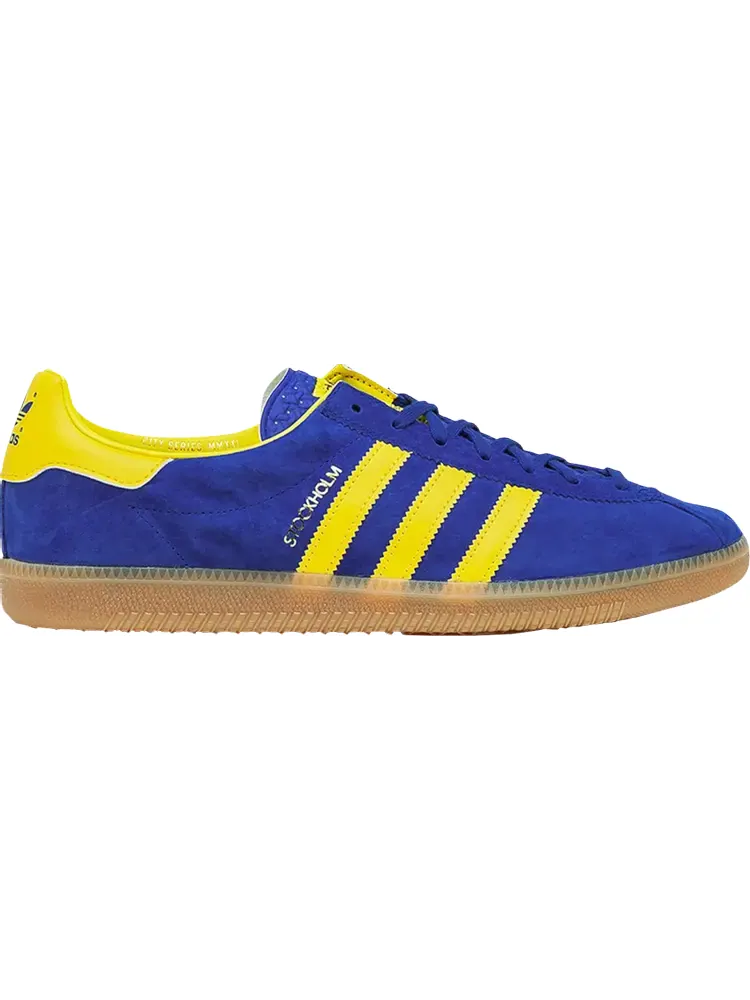 Кроссовки Adidas Stockholm 'Royal Blue Yellow Gum' — изображение 1 из 1, синий