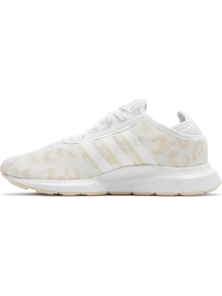 Кроссовки Adidas Wmns Swift Run X 'Leopard - Halo Ivory' — изображение 3 из 8, бежевый