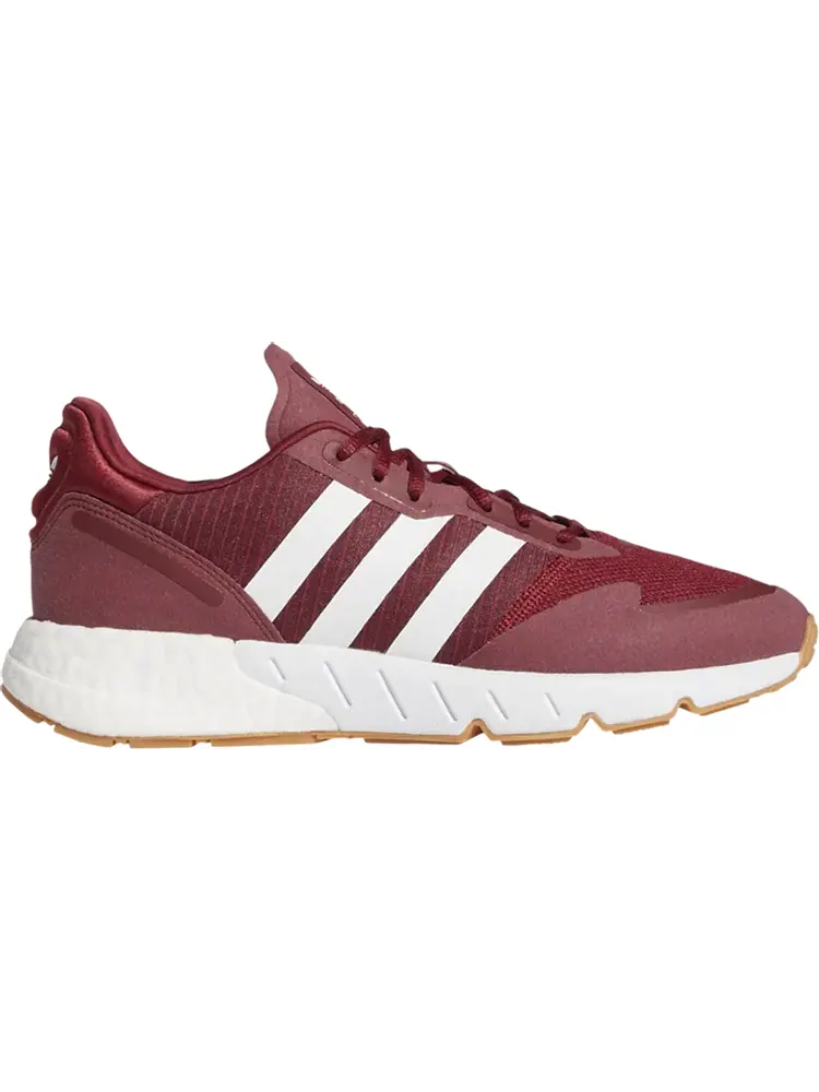 Кроссовки Adidas ZX 1K Boost 'Collegiate Burgundy Gum' — изображение 1 из 1, красный